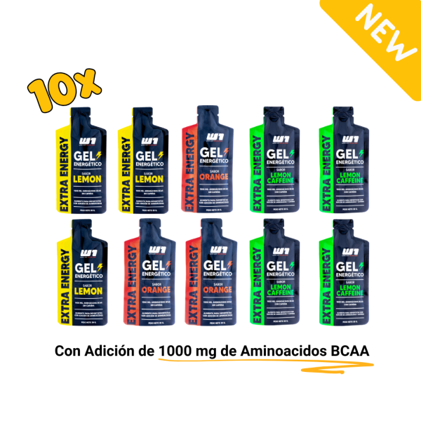 PACK 10 UNIDADES GEL ENERGETICO WINKLER NUTRITION (BOOST/VOLTAGE)