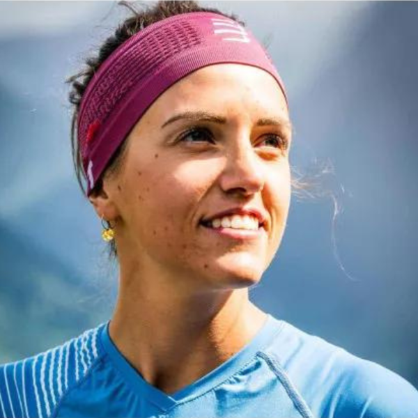 Headband On/Off Deco Rose Compressport - Imagen 3