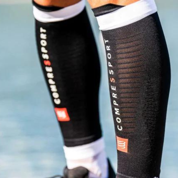 Gemelera de Compresión R2 3.0 Black/White Compressport - Imagen 3
